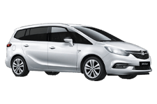 Car Hire Upminster - Vauxhall Zafira 5 + 2 - Minibus hire Upminster